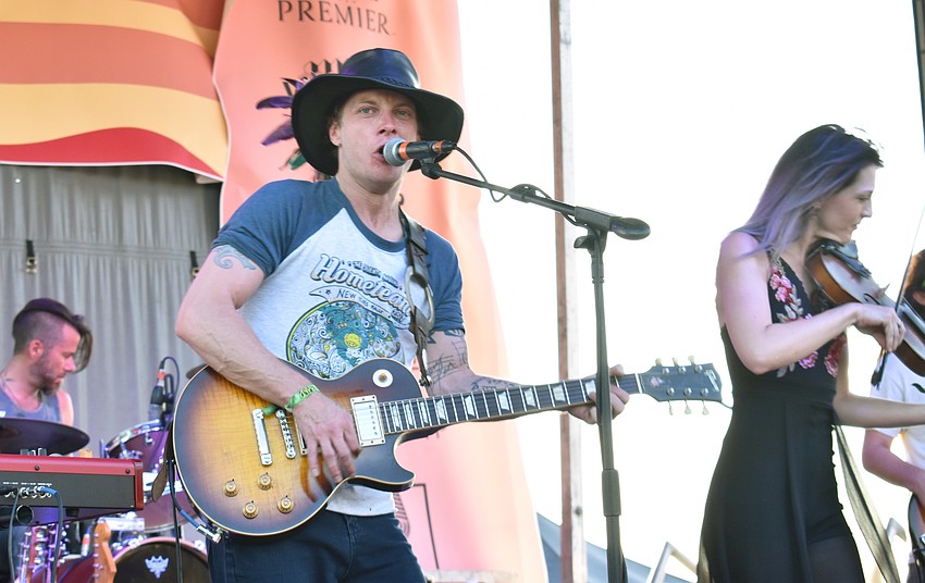 Come Back Alice plays for the crowd.