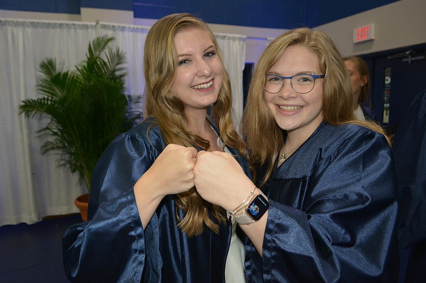 Kiley Cassis and Maeve Cappar have been best friends since sixth grade but now will be heading separate ways to college.