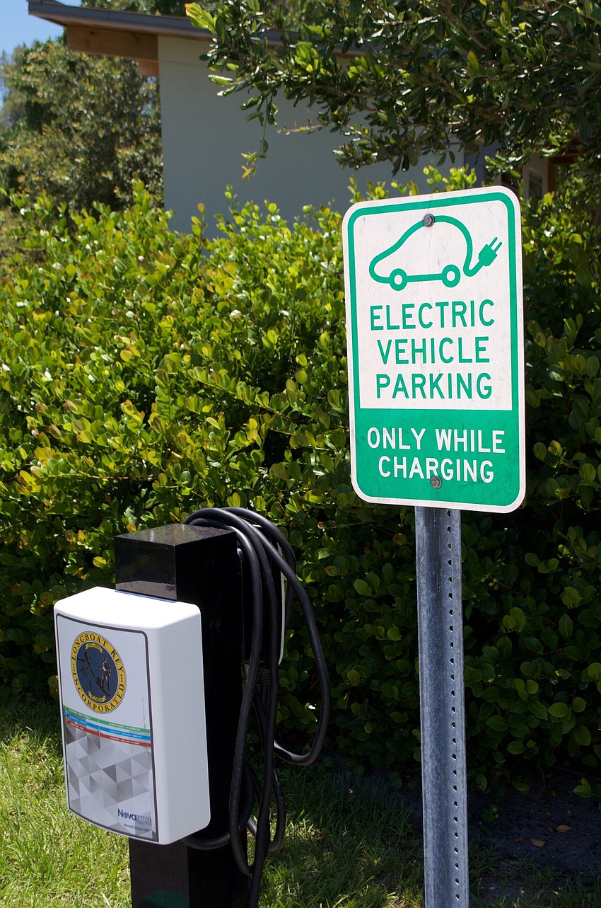 Electric car out of juice? Charge it up while you visit Bayfront Park.
