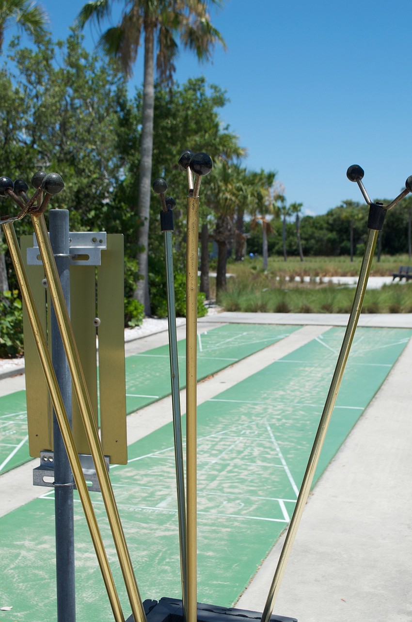 What Florida park would be complete without shuffle board?