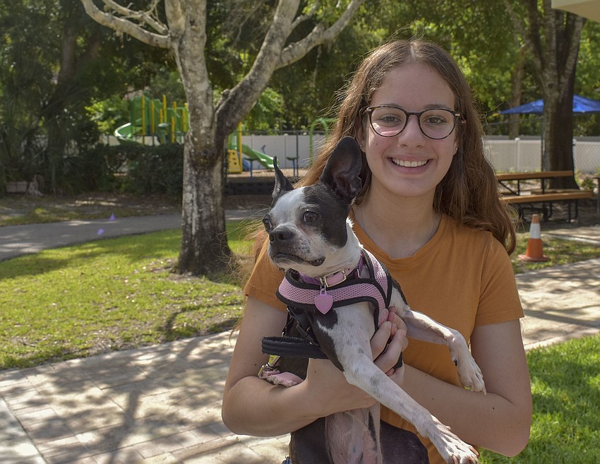 Josie Liederman and Roxie.