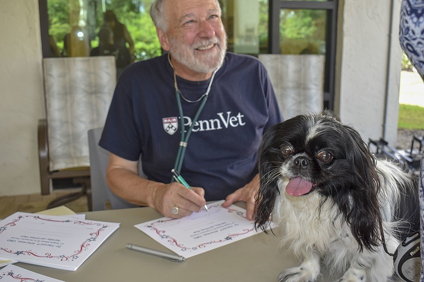 Veterinarian Dr. Hal Alterman and Asia