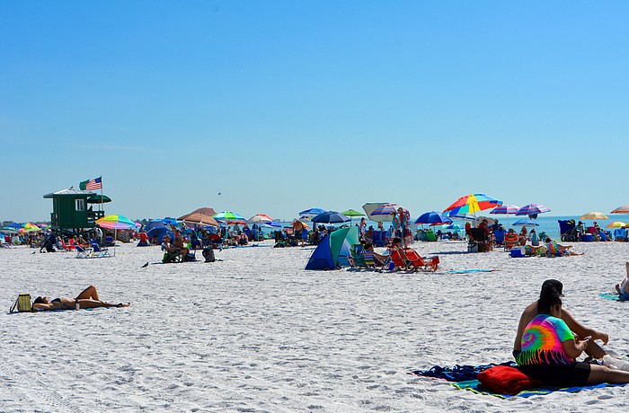 Siesta Key Beach, ranked one of the top beaches in the nation, attracts many tourists from across the country