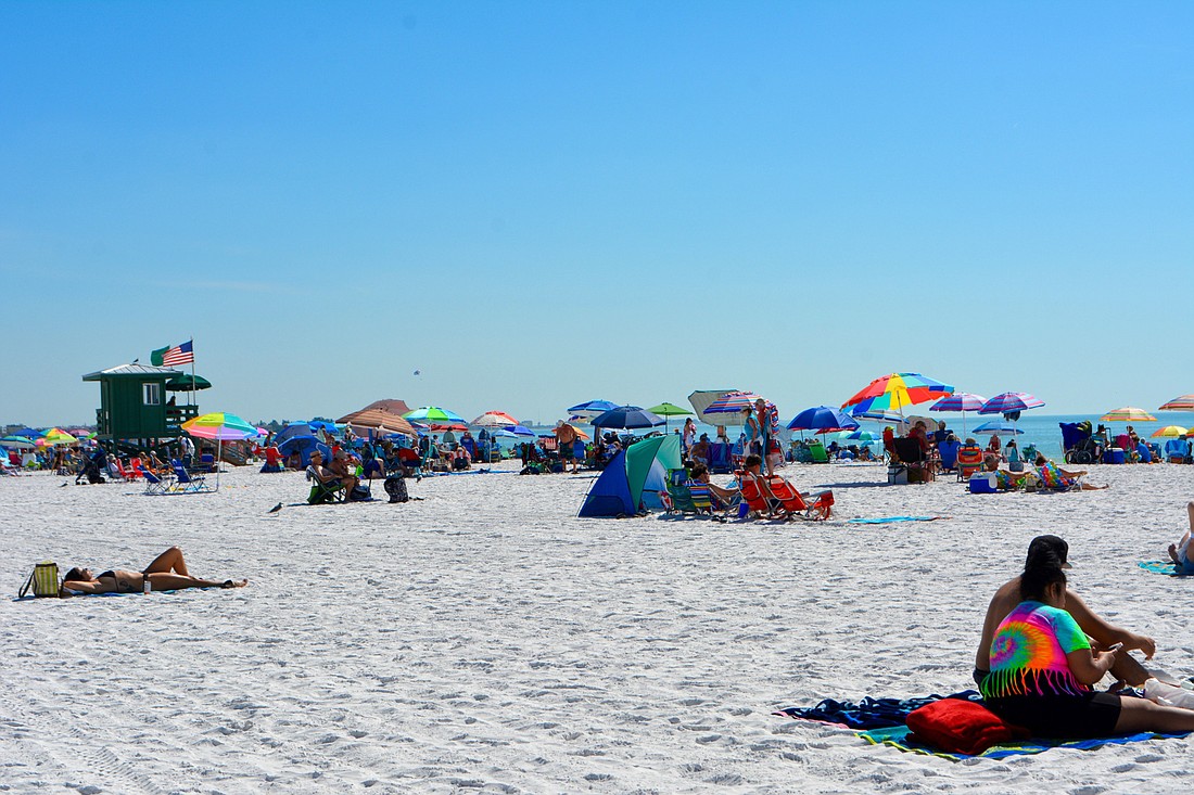 Siesta Key Beach, ranked one of the top beaches in the nation, attracts many tourists from across the country