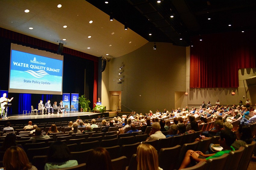 Sarasota County's Water Quality Summit  was held in Riverview High School's auditorium