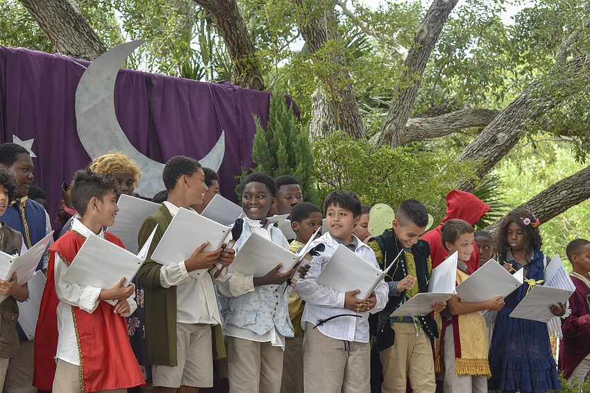 The fourth and fifth grade students perform several works from William Shakespeare.