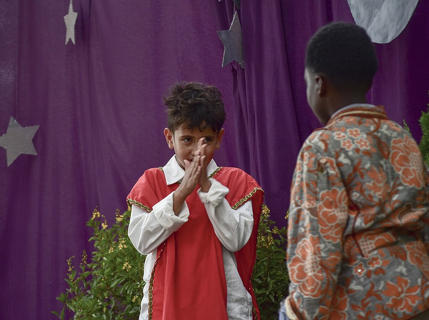 Jackson Rivera as Claudius in 