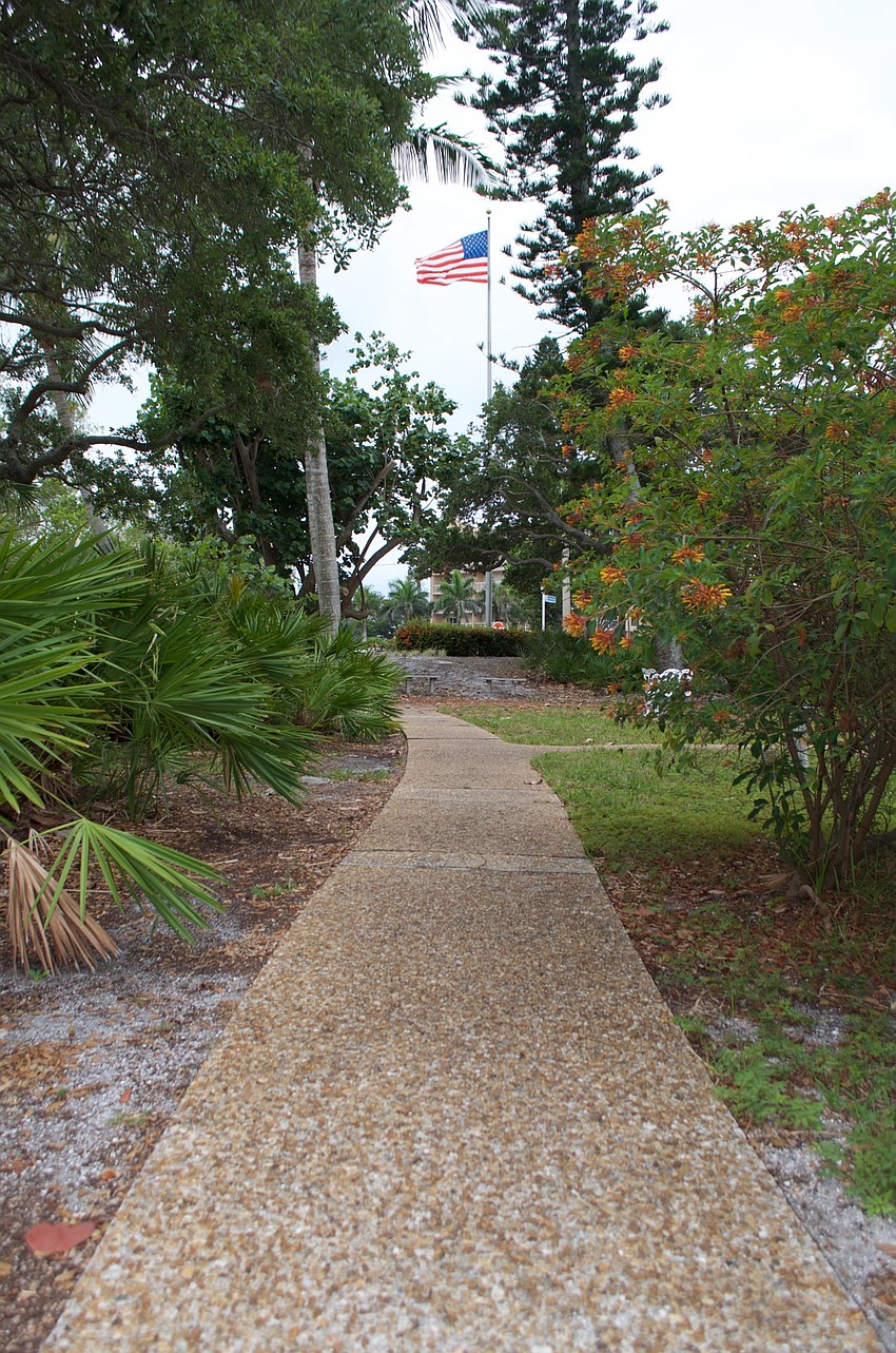 You can't walk a mile in Bicentennial Park (well, you could), but   pathways lead through the space.