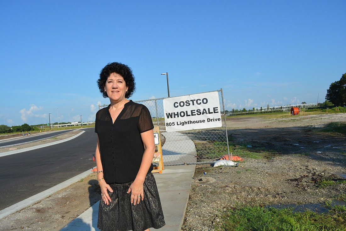 Heritage Harbour South Community Development District South Supervisor Michelle Patterson Bloom says construction traffic for the new Costco site is impacting roads paid for by residents of Heritage Harbour.