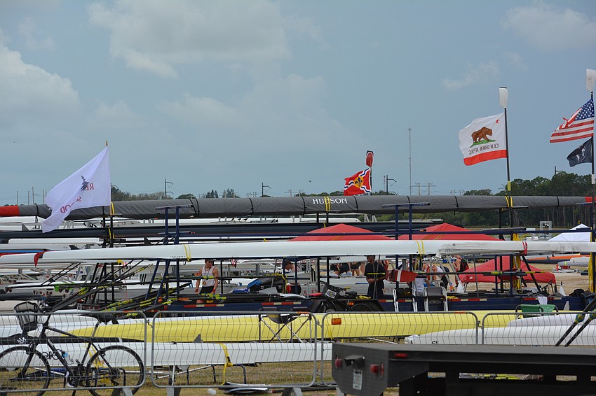 Hundreds of boats took stage at Nathan Benderson Park.
