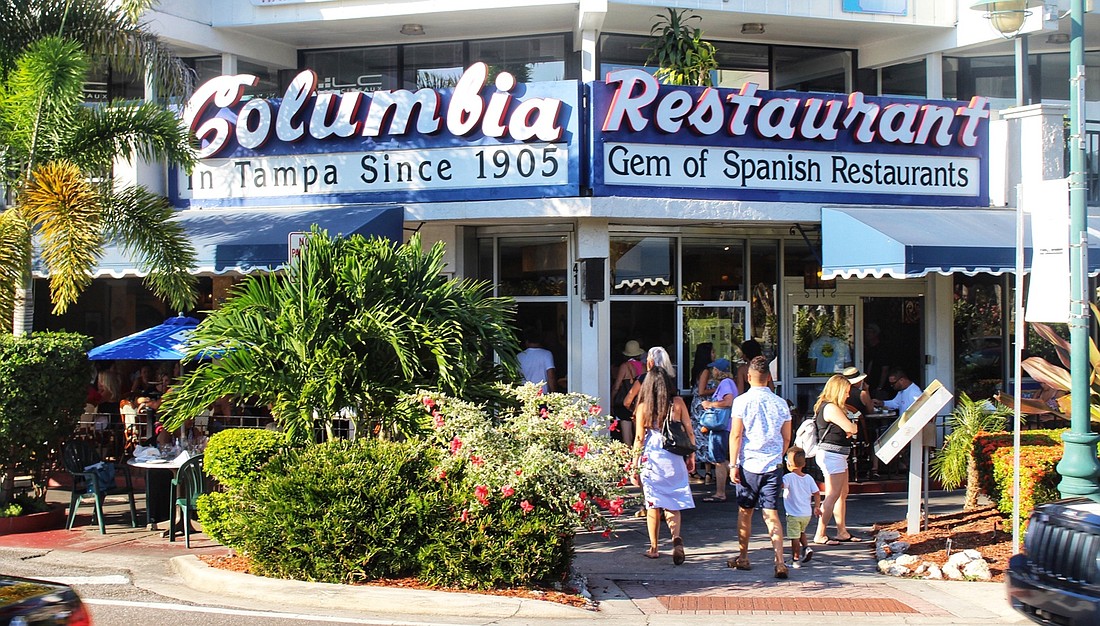 The Columbia has been in business on St. Armands Circle since 1959.