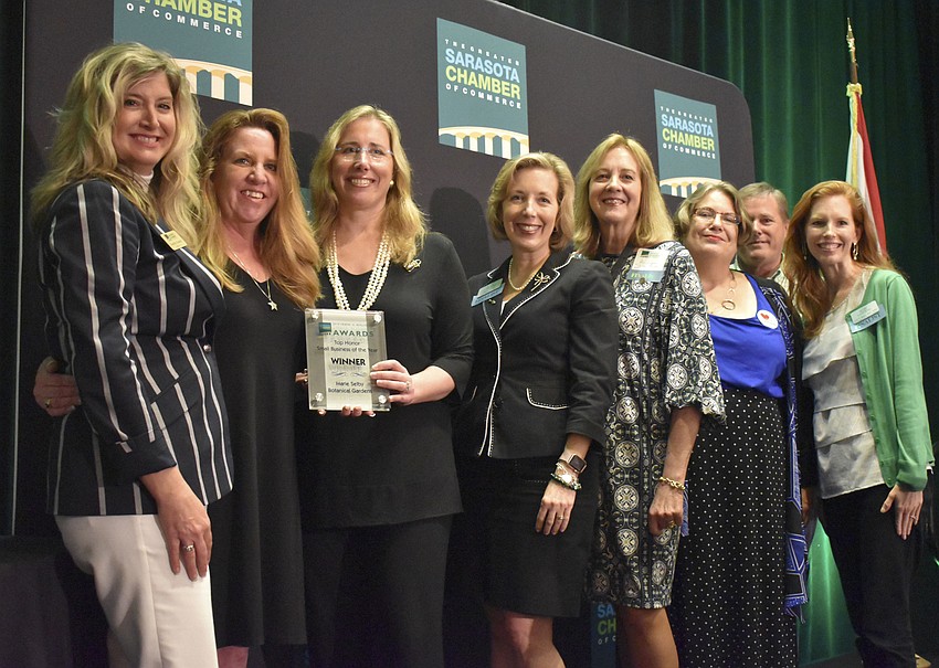 Marie Selby Botanical Gardens wins Top Honor Small Business of the Year.