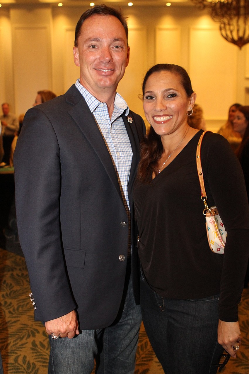 Tommy Gregory, R-District 73 and Erica Gregory