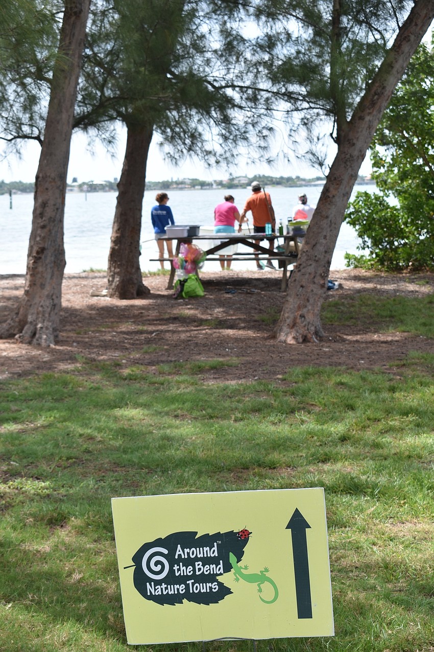 Around the Bend Nature Tours allowed children and adults to try dip netting in the seagrass beds near City Island.