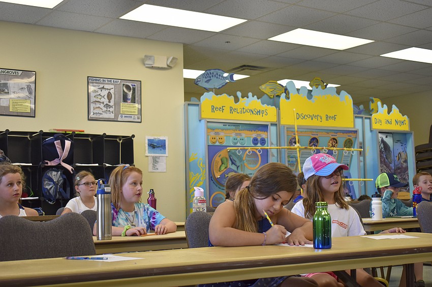 The Aqua Kids are third through fifths graders.