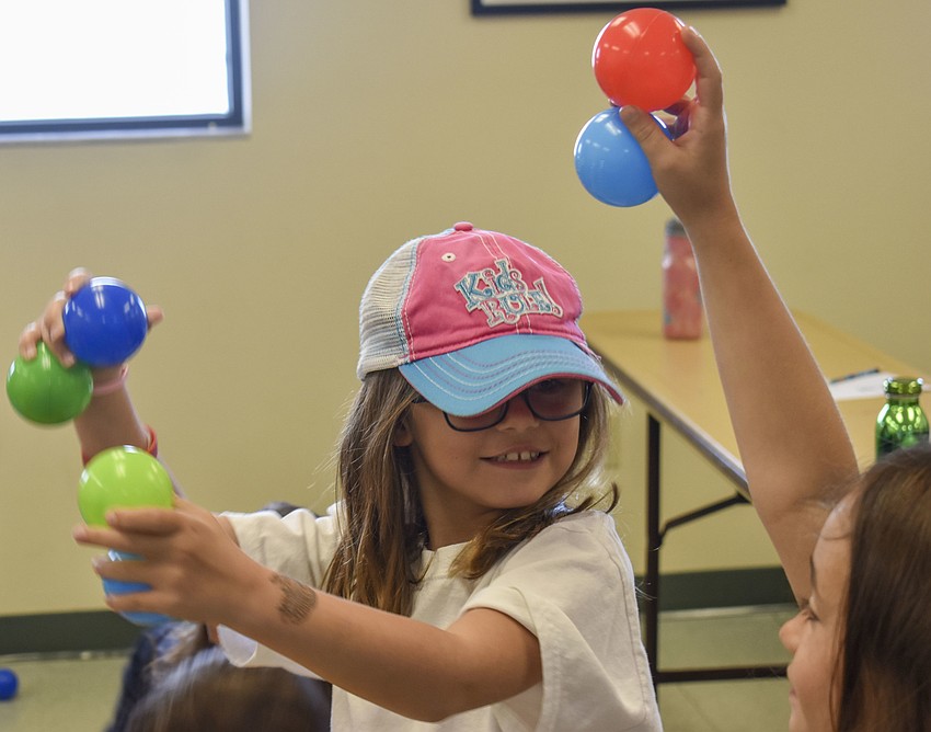 Emma Granthon shows off the 