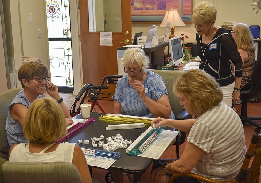 Left to right: Patty Cooper, Jody Wisby, Bonnie Wilder, Eileen Ernst and Michelle Giannico