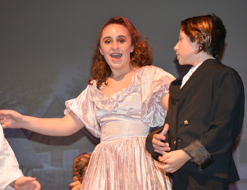 Paige Alter, a camp counselor, plays a townsperson and Beau Hirons has a role as a butler.