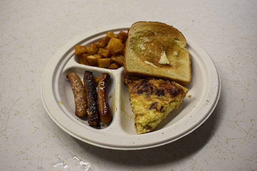 The main dish for this months SRQ Vets breakfast is quiche lorraine.