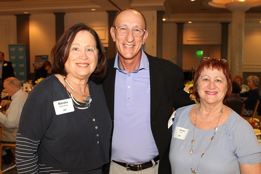 Marsha Eisenberg with Bruce and Janet Udell