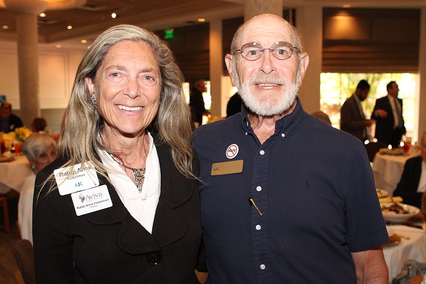 Rabbi Anne Feibelman and Andy Maass
