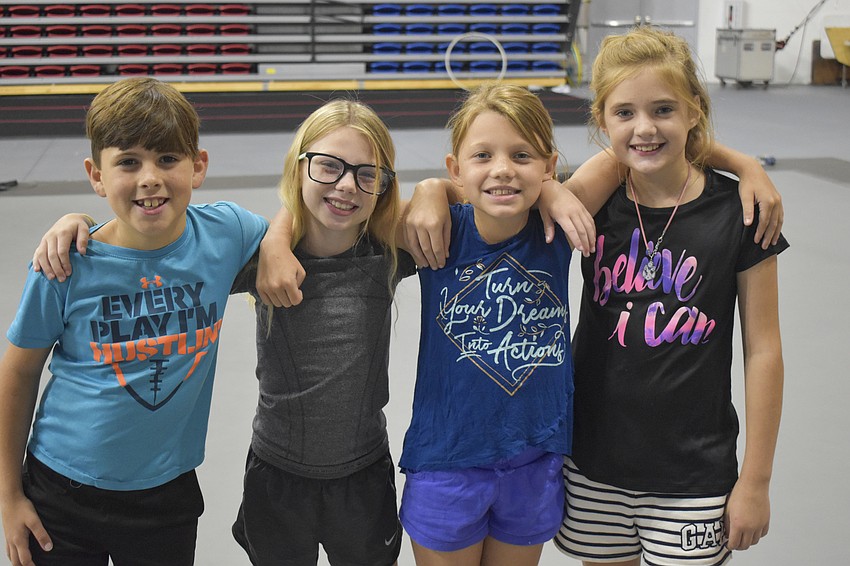 Dylan Mason, Giana Clark, Charley Roman and Willa Donovan