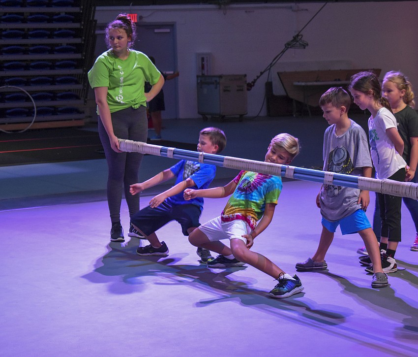 To give campers muscles a break, the camp hosts weekly dance parties.