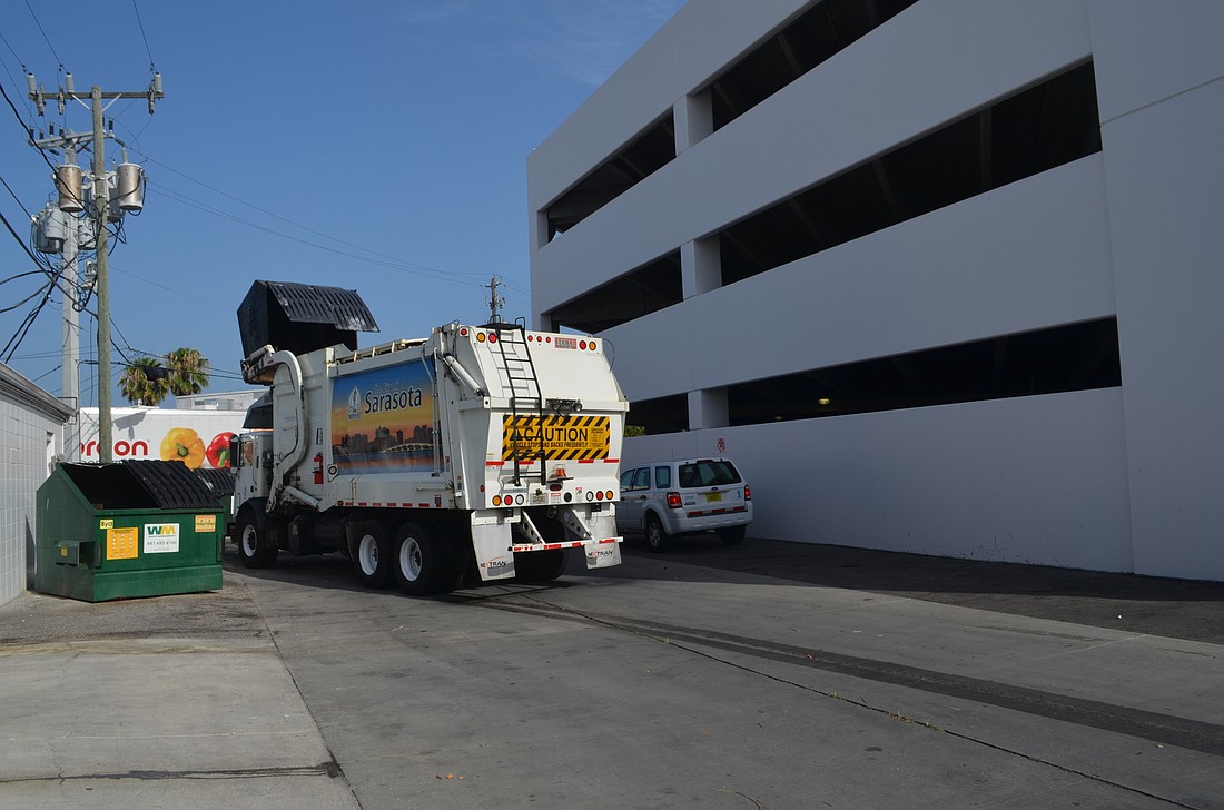 Those in attendance at Wednesday's meeting hoped they might be able to coordinate and streamline waste storage and collection in the alley.