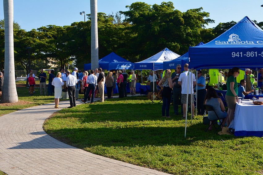 Rows of tents featuring countywide volunteers popped up at Payne Park for the event