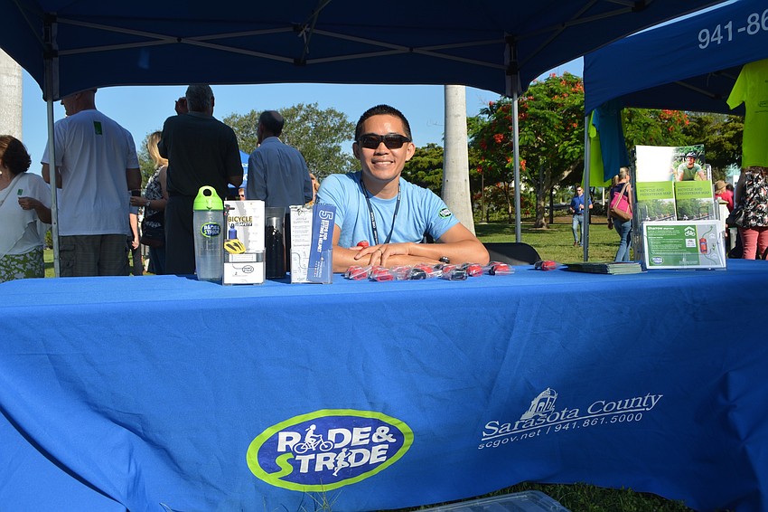 Patrick Lui, Sarasota County's bicycle, trails  and pedestrian coordinator