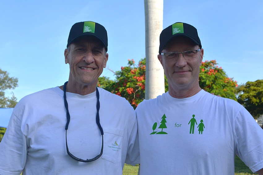 Doug Hattaway and Pete Fodor with the Trust for Public Land