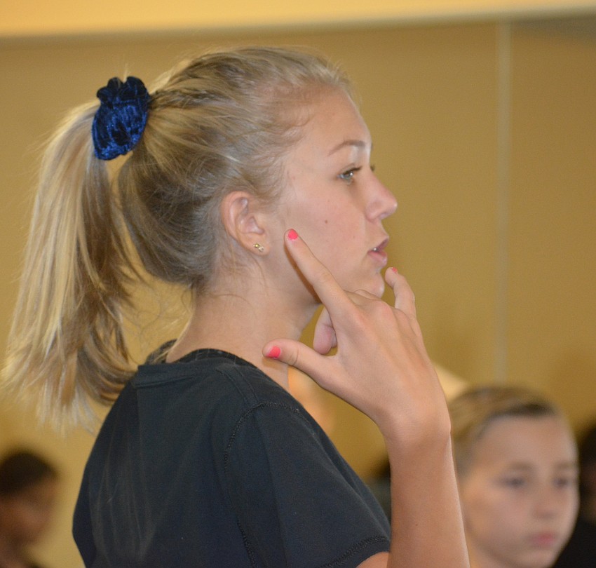 Alexa Hornung plays a role in the musical 