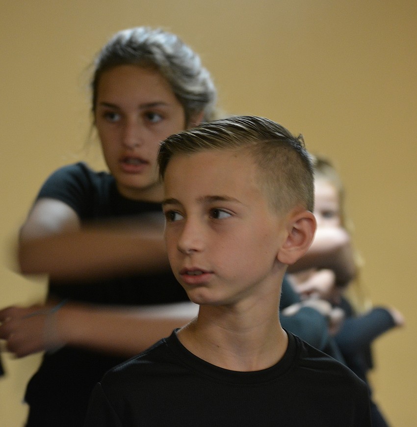 Callum Clippard during the performance.