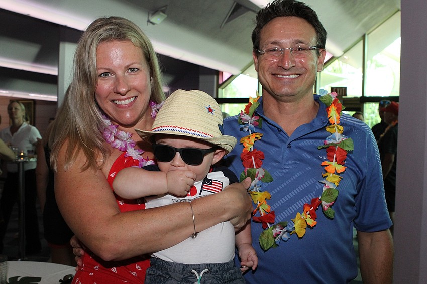 Victoria Loomis and Nico Loomis with Hans Plangger