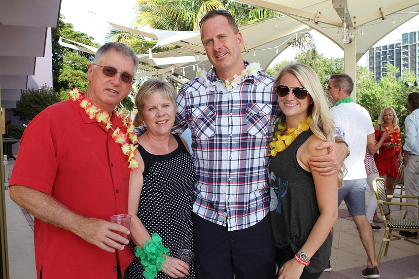 Larry and Lisa Perkins, Steve Schwartz and Kelsey Hoover