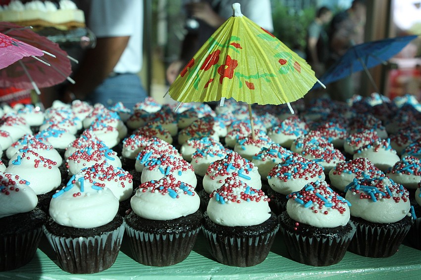 Guests picked out a number of different desserts.