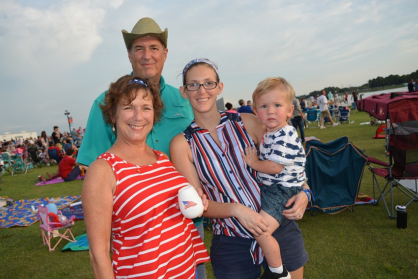 East County's Julie and Scott Parker spent time with their daughter and grandson, Anna and Conor Wildman.