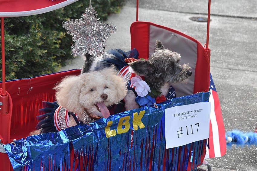 Sophie and Lucy, who won Most Patriotic.