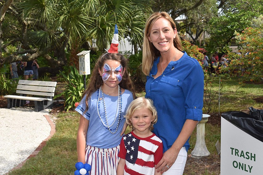 Addie, Sam and Laura Schoenfelder attended the parade again this year.