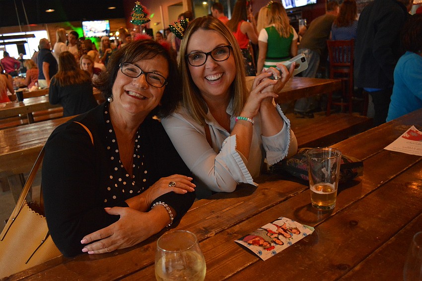 Palm Aire's Jackie Mori and East County's Ashley Lepper, of Blalock Walters, came to support the cause.