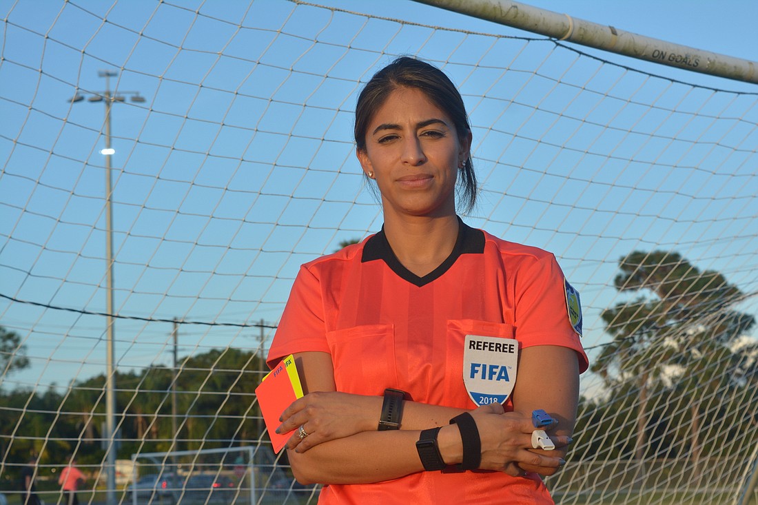 Christina Unkel worked the 2019 World Cup as Fox Sports&#39; rules analyst.
