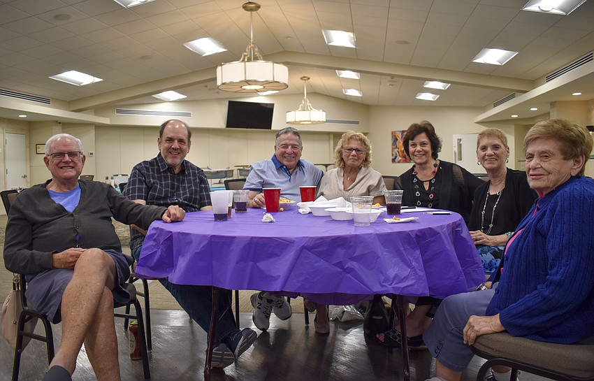 Fred Crane, Gary Andrphy, Morton Lichtman, Linda Lichtman, Karen Androphy, Betty Crane and Caryl Magnus