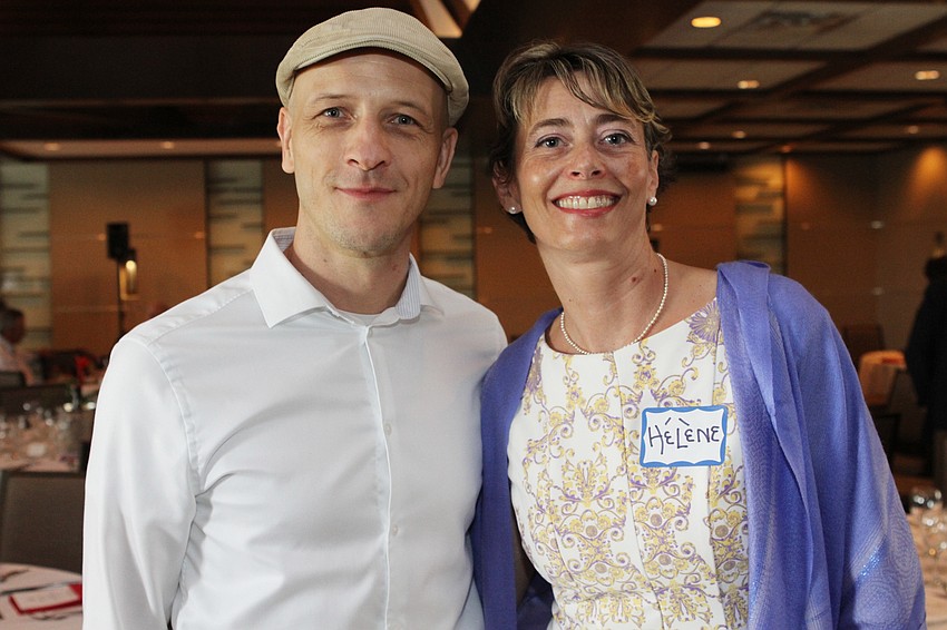 Tangi Colombel and Helene Bergbauer