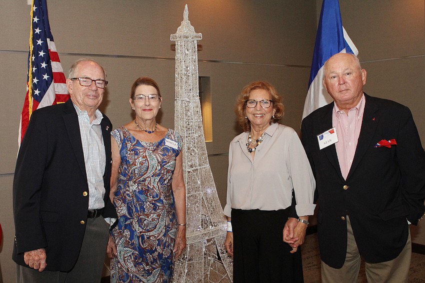 Emile and Pamela Langlois with Marlene and Stan Valerga