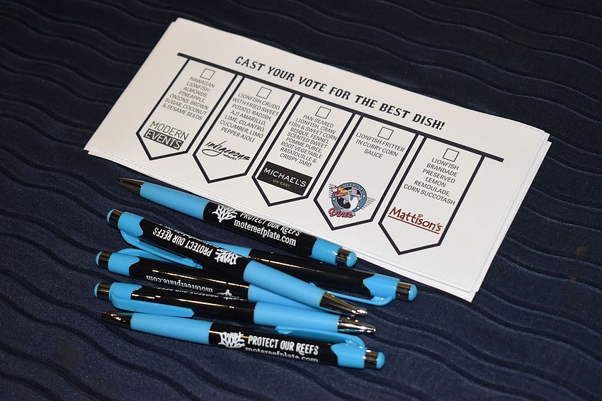 Attendees could try food from Modern Events, Deep Sea Diner, Mattison's, Michael's on East and Indigenous and vote for their favorite at the annual lionfish tasting event.