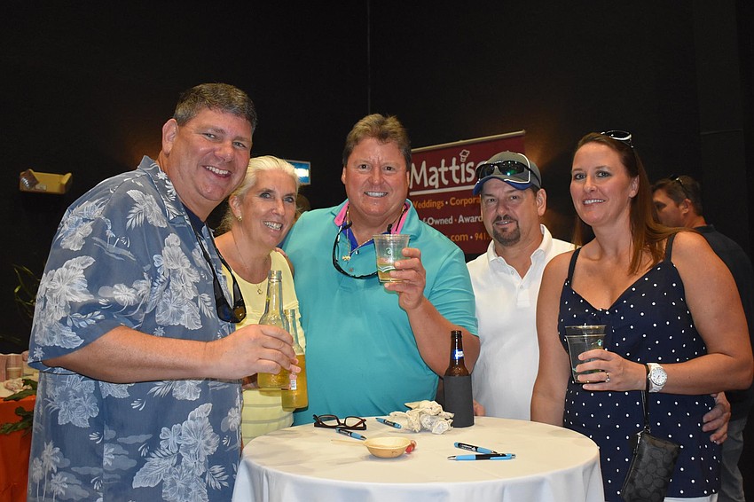 Liam Ward, Mary Ellen Ward, Ernie Garcia, Tim Coleman and Michelle Fleter came as part of Morgan Stanley's group to the event.