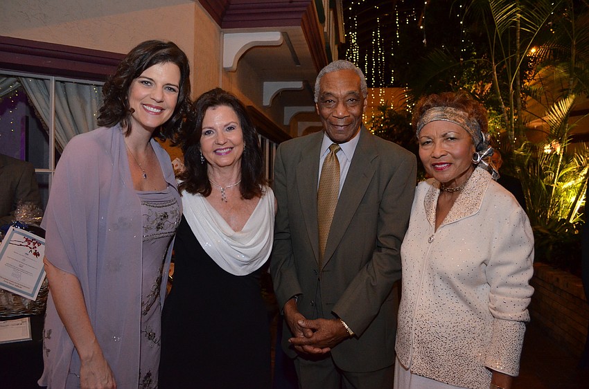 Kameron Hodgens, Debbie Partridge with Bill and Audrey Coleman