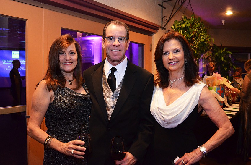 Wendy and Shaun Merriman with Debbie Partridge