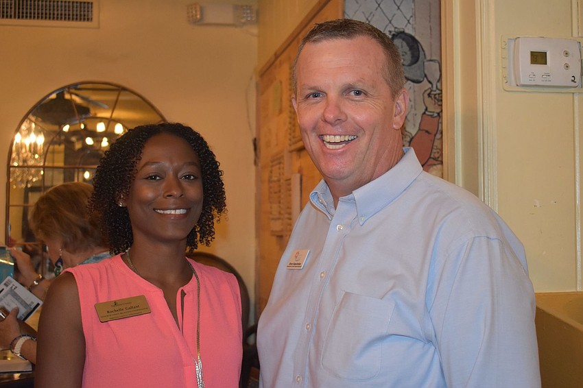 Speakers Rochelle Gallant and Bruno Kapacinskas gave the crowd tips on disaster preparedness.