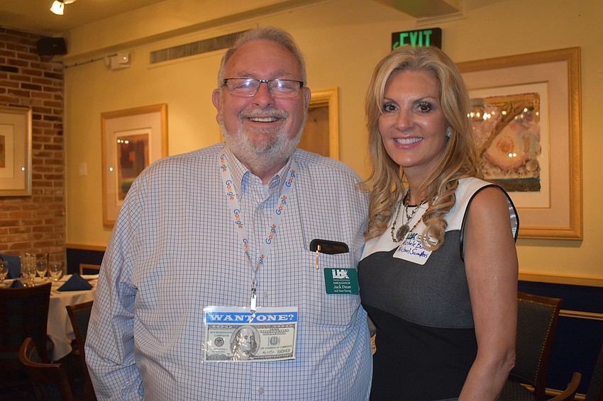 Jack Dean and Michele Burnett posed together at the event.